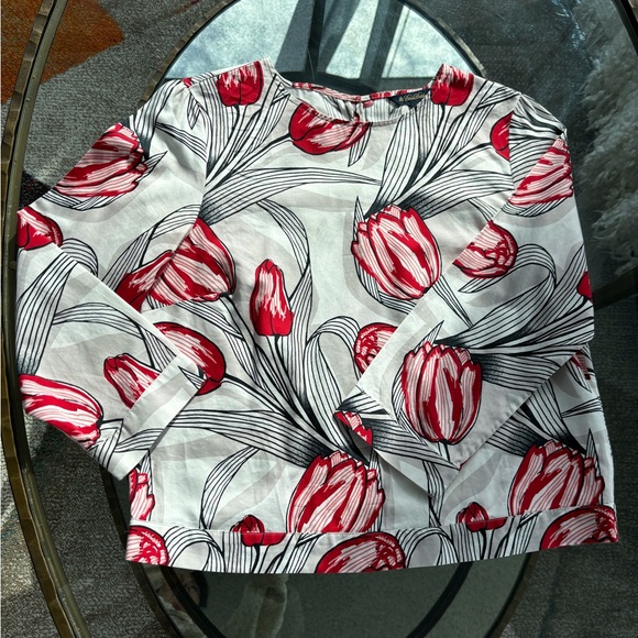 Brooks Brothers cropped blouse - Picture 1 of 6